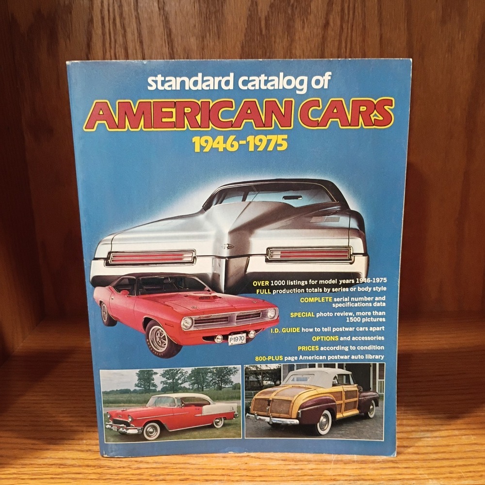 Standard Catalog of American Cars 1946-1975 by James M. Flammang 2nd ED